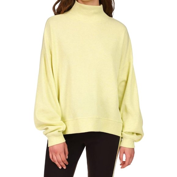 SANCTUARY Easy Winter Waffle Knit Mock Neck Sweater Top NWT - Picture 1 of 13